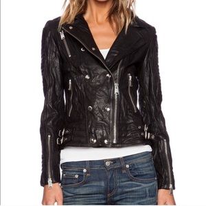 Anine Bing Leather Moto Jacket